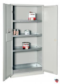 Stahl Umweltschrank 92 x 50 x 195 cm - lichtgrau 